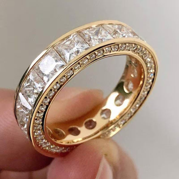 Princess Cut Eternity Band Ring