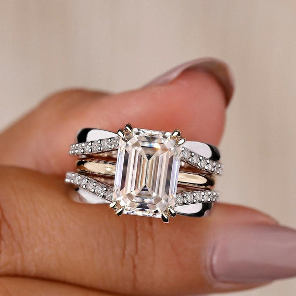 Radiant Emerald Cut Statement Ring
