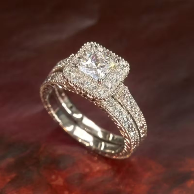 Royal Cushion Halo Ring