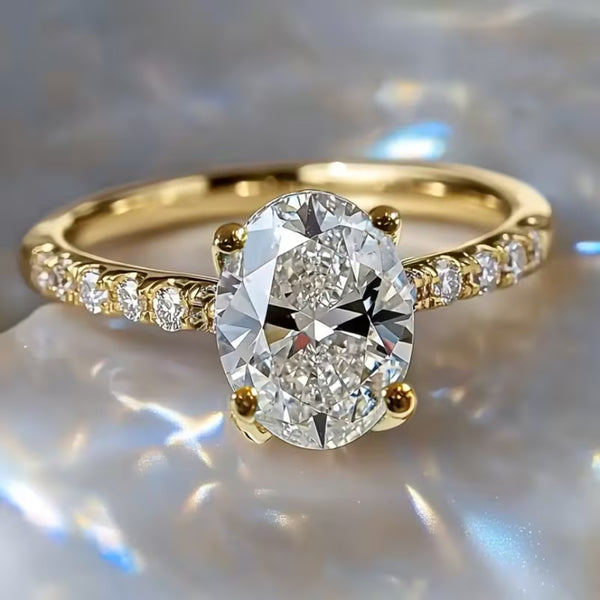 Oval Solitaire Ring