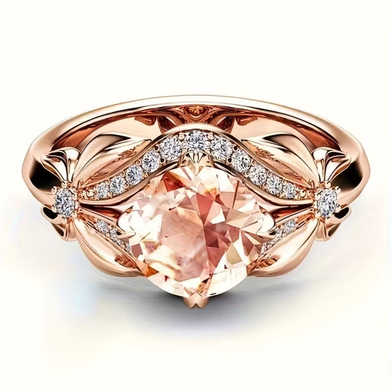 Rose Blossom Statement Ring