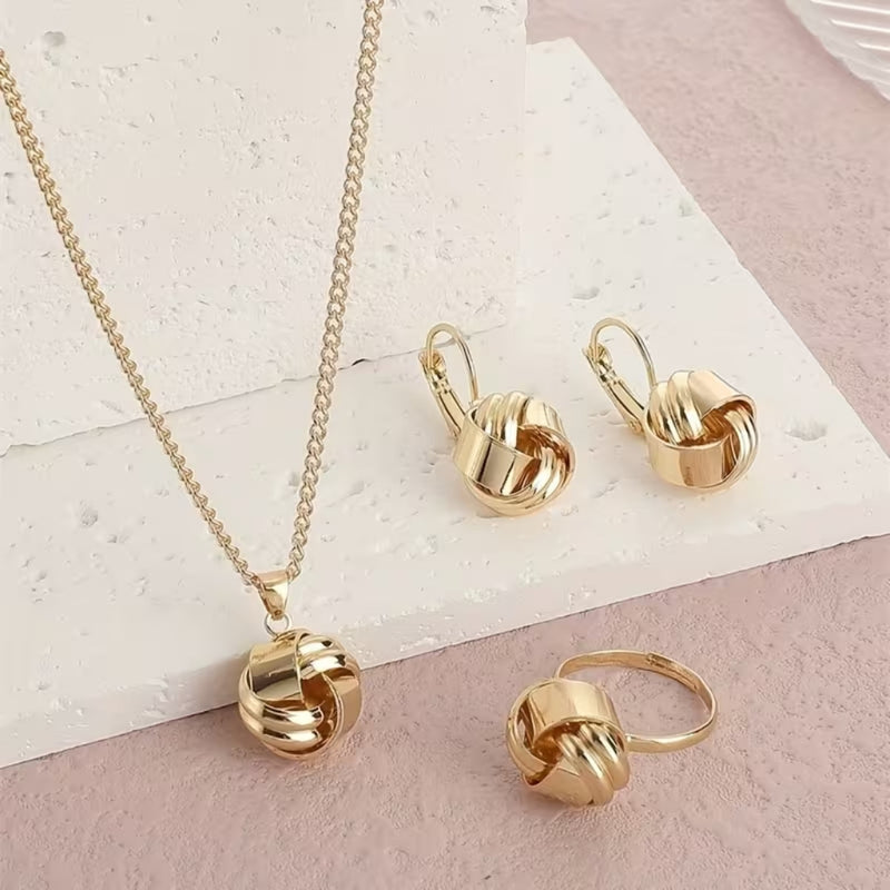 Classic Knot Jewelry Set