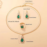 Marceline Jadehart Jewelry Set | Gold