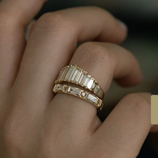 Baguette Stack Eternity Ring