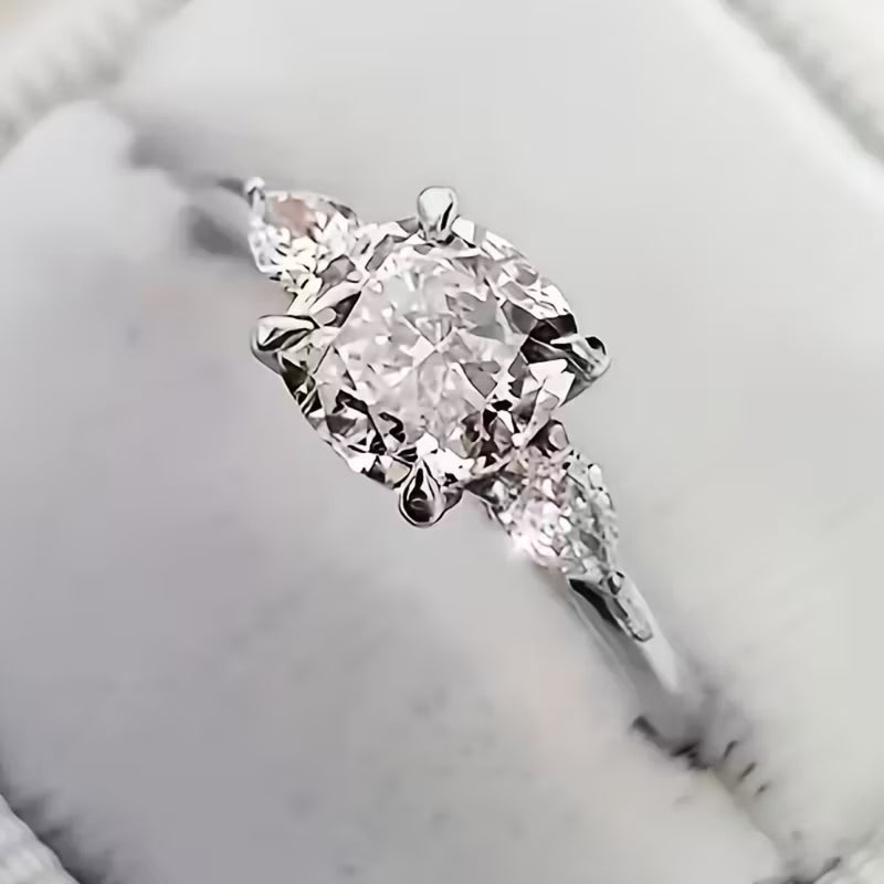 Petite Triple-Stone Sparkle Ring