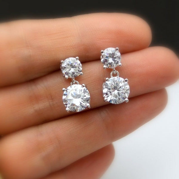 Classic Double Drop Earrings