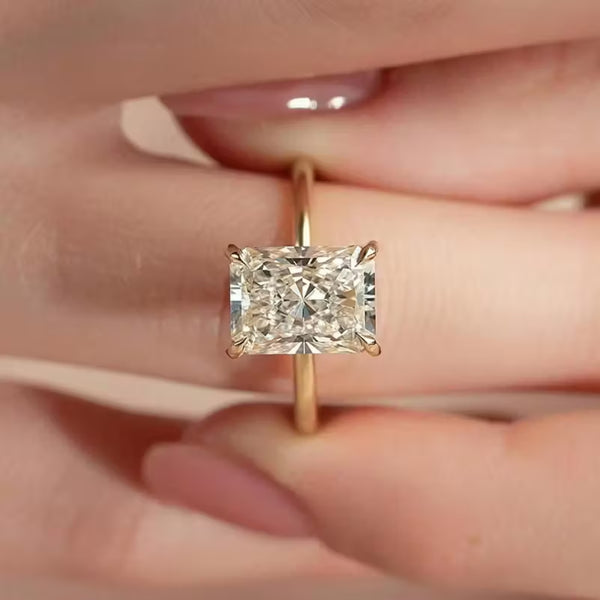 Radiant Princess Solitaire Ring