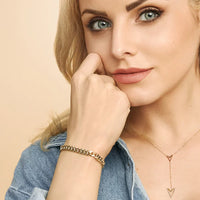 Men's 14K Gold Cuban Bracelet