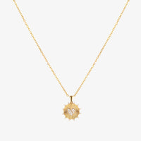Sunray Love Necklace | Gold