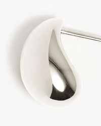 Mato Drop Earrings | White Gold