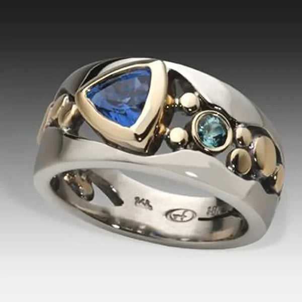 Antique Ice Gem Ring | White Gold