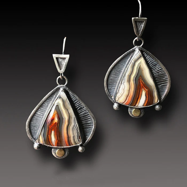 Vintage Desert Color Earrings