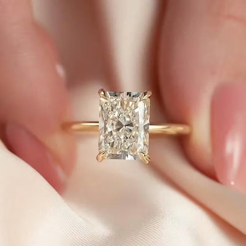 Radiant Princess Solitaire Ring