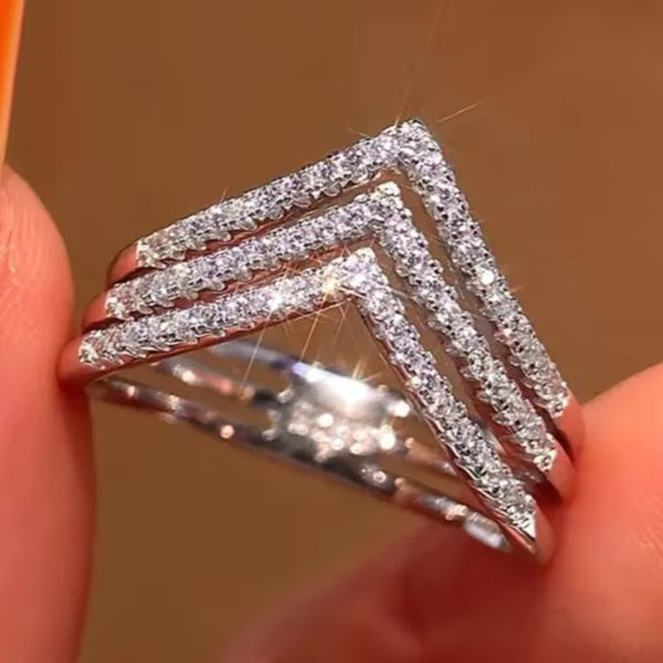 Modern Edge Open Ring