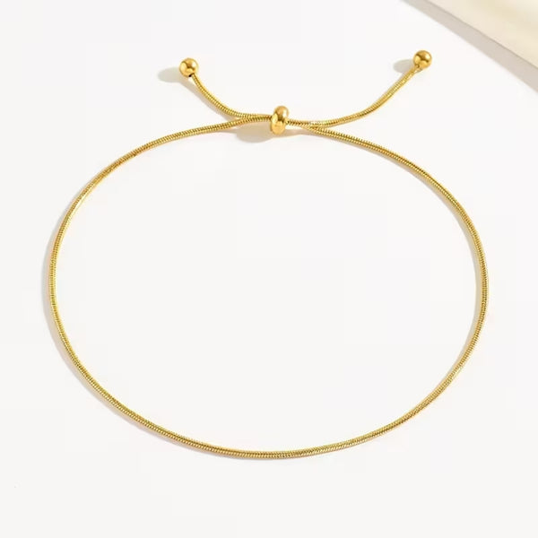 Dainty Adjustable Knot Anklet