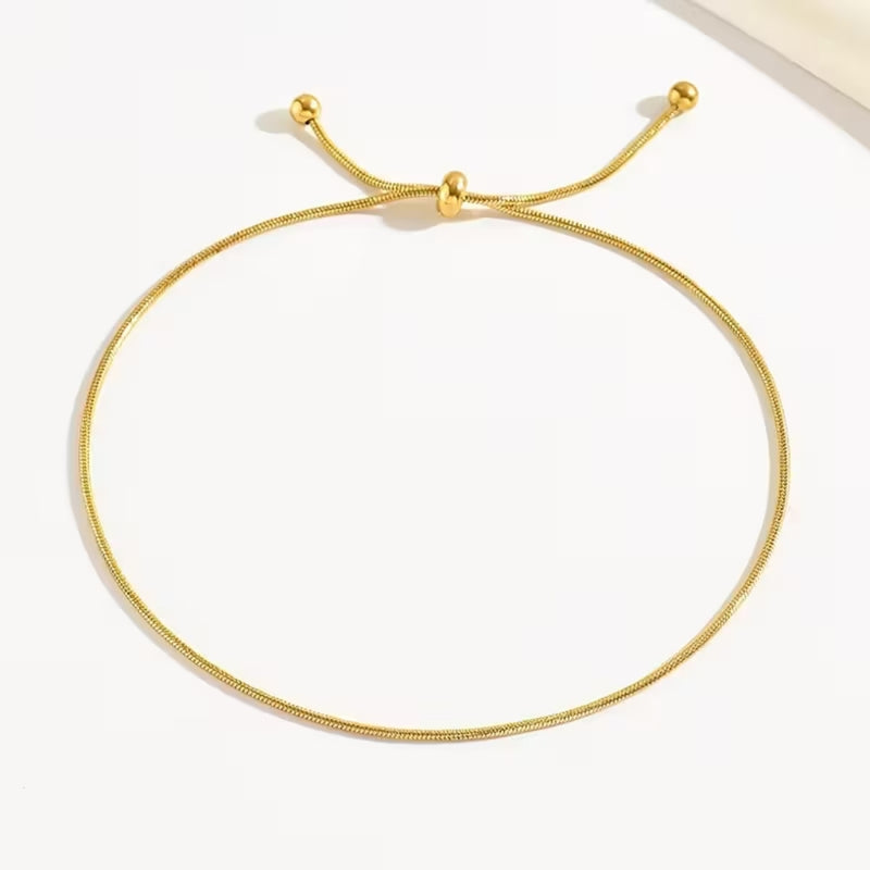 Dainty Adjustable Knot Anklet