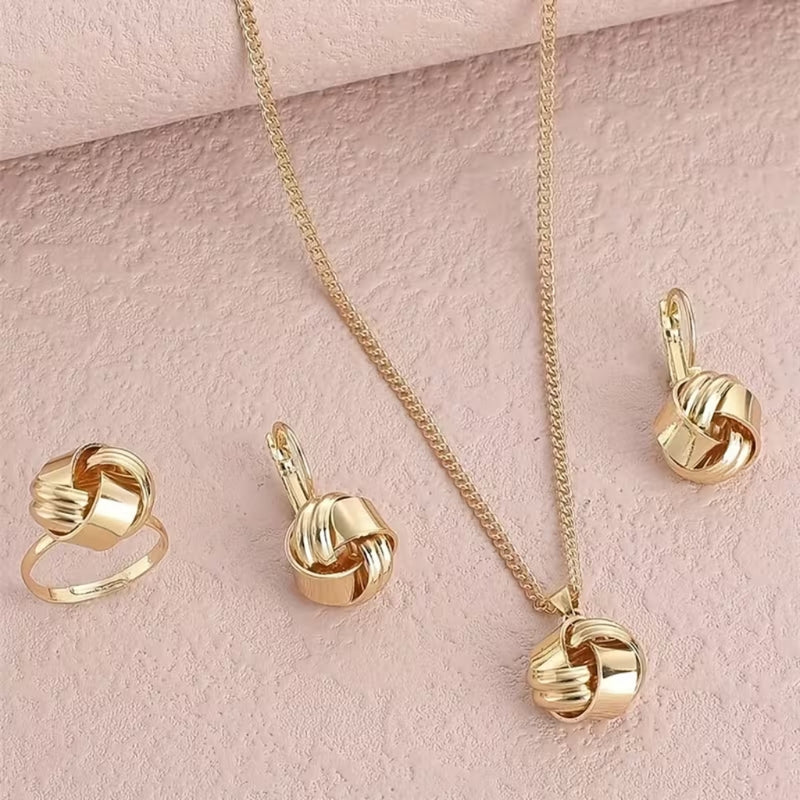Classic Knot Jewelry Set