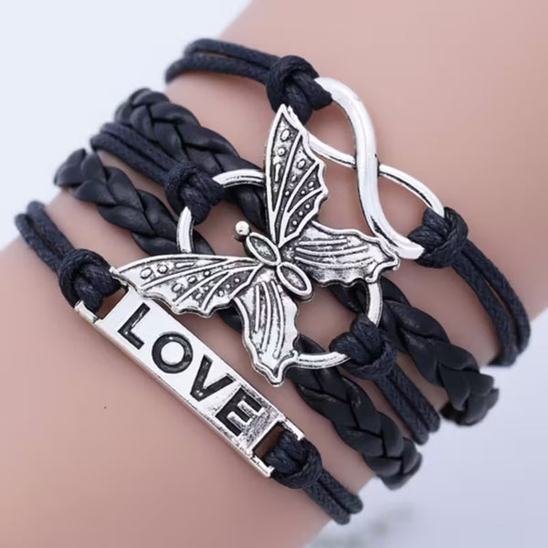 Infinity Love Cord Bracelet