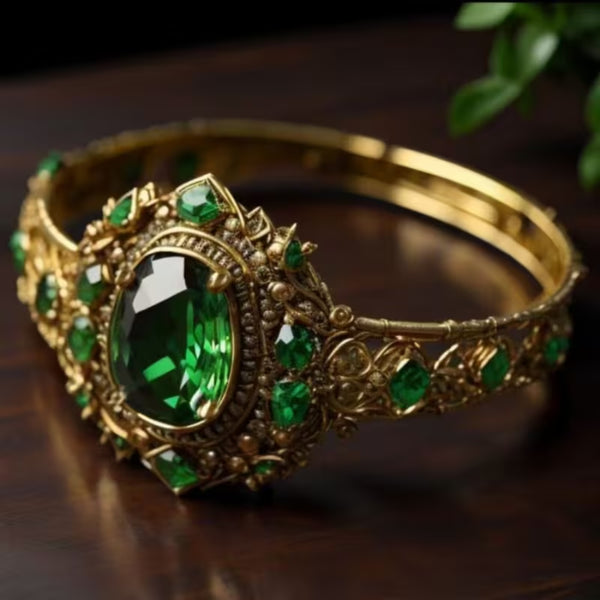 Vintage Emerald Royal Ring