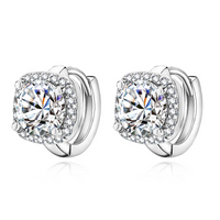 Nadine Gold Square Earrings