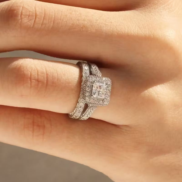 Royal Cushion Halo Ring