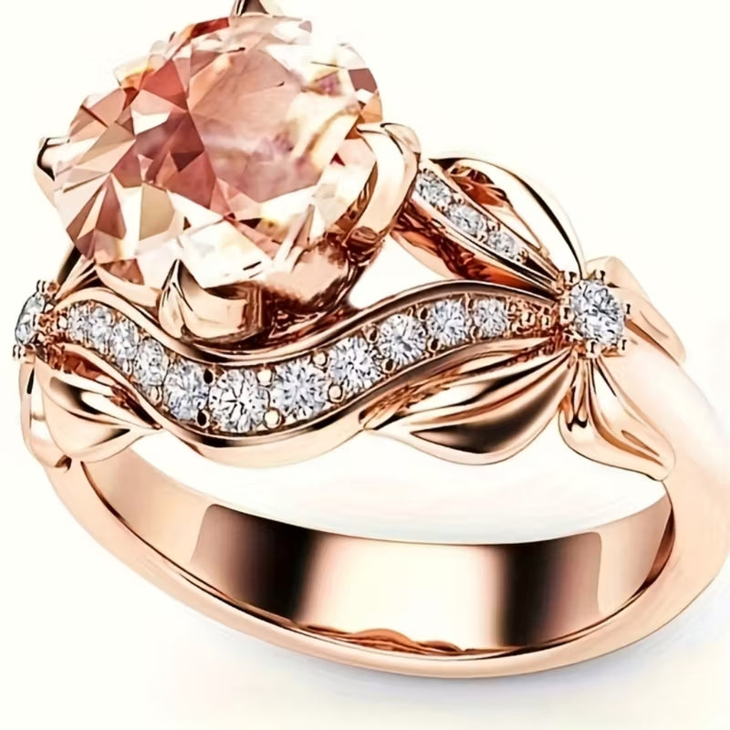 Rose Blossom Statement Ring