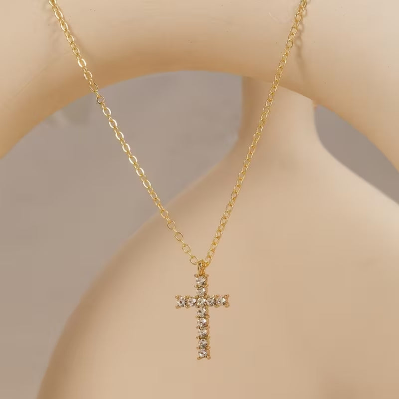 Faith Sparkle Cross Necklace
