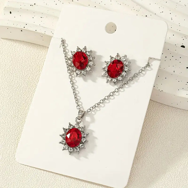 Katya Ruberyn White Gold Jewelry Set