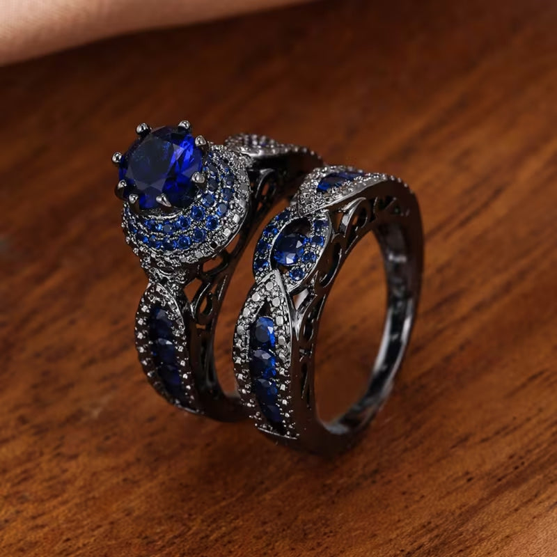 Emerald Dynasty Ring Set