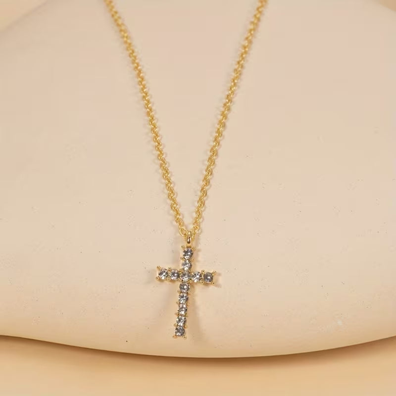 Faith Sparkle Cross Necklace