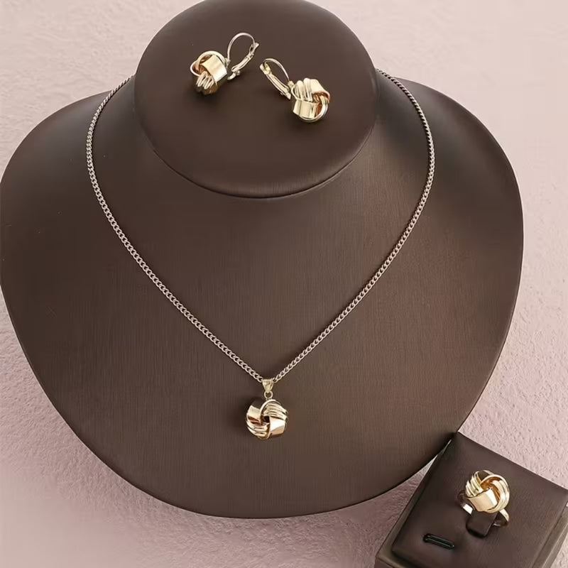 Classic Knot Jewelry Set