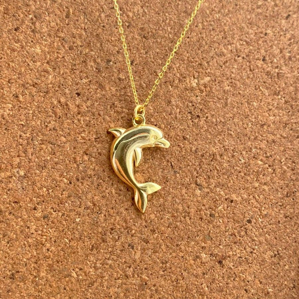 Freedom Wave Dolphin Necklace