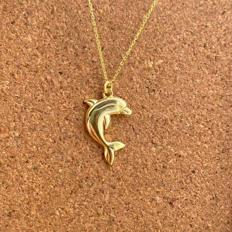 Freedom Wave Dolphin Necklace