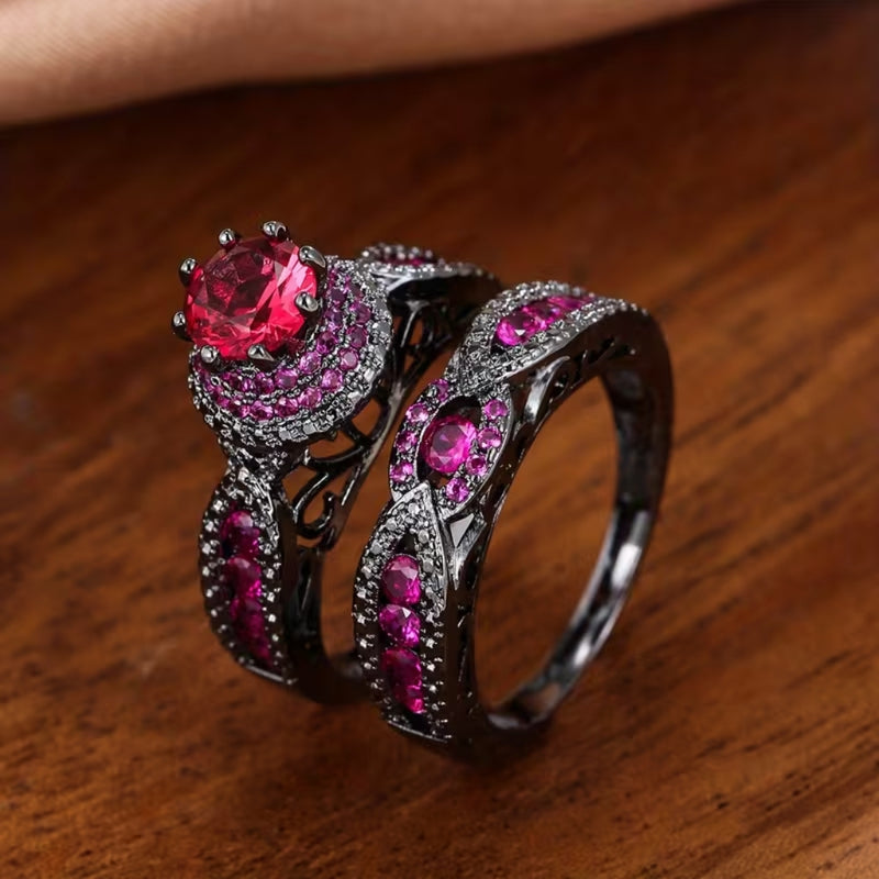 Emerald Dynasty Ring Set