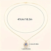 Kavella Noctazure Necklace | Gold