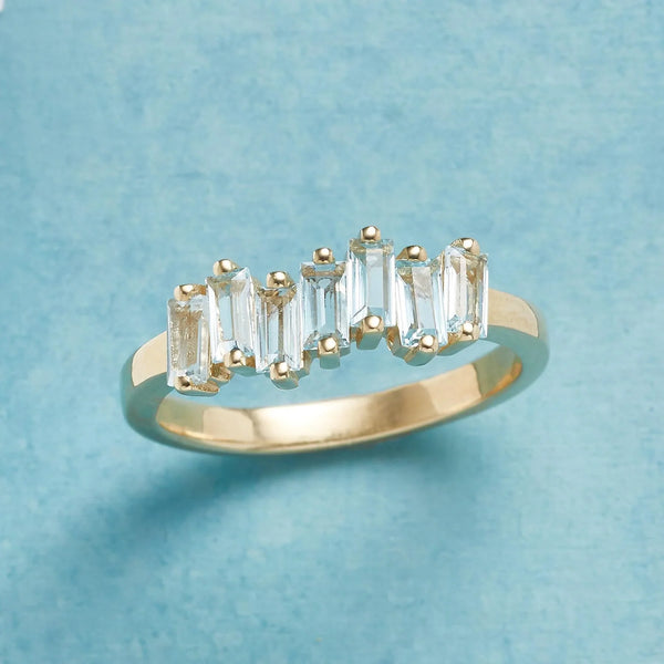 Vintage Random Blue Topaz Ring