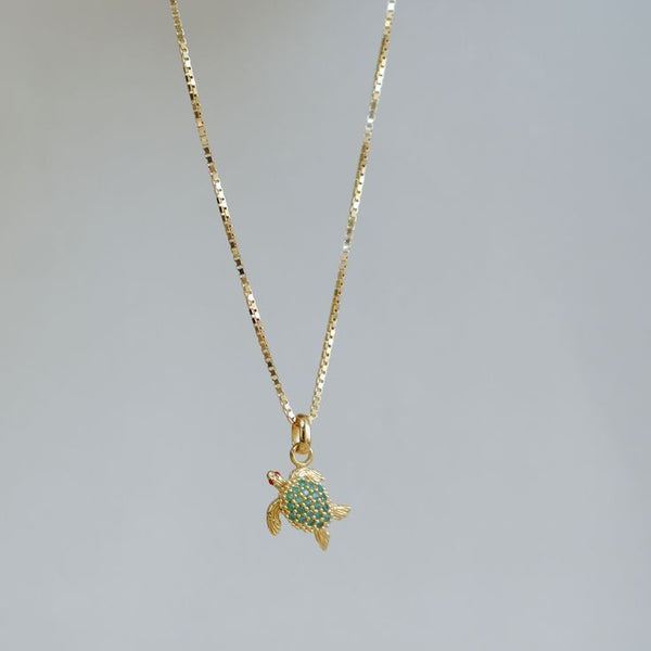 Turquoise Sea Turtle Necklace