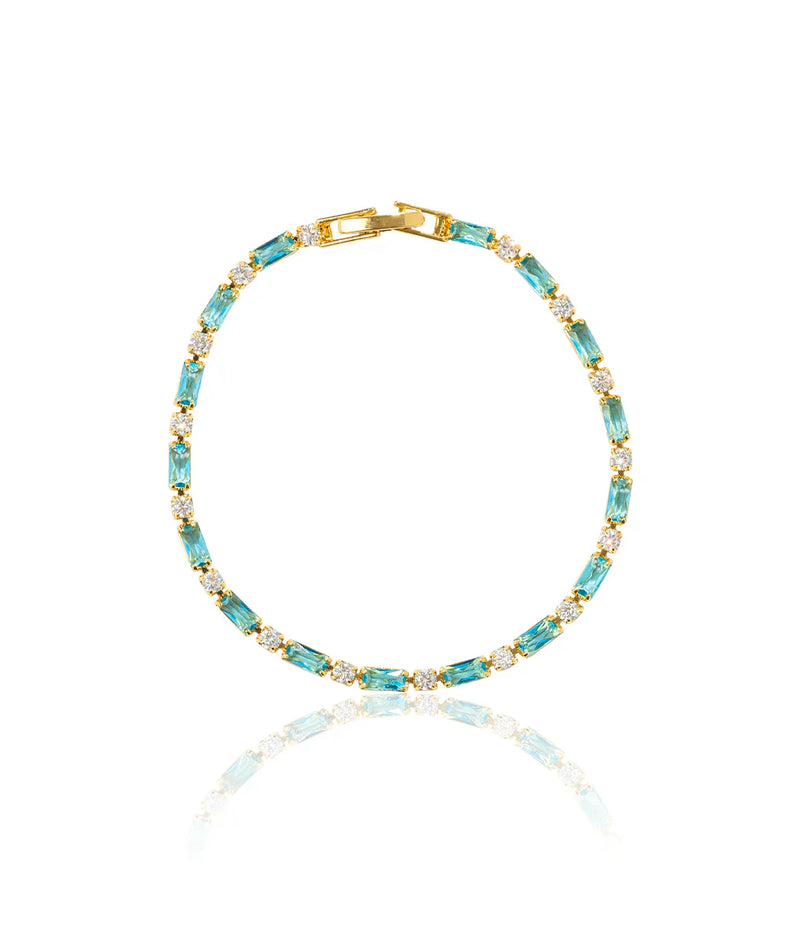 Turquoise Gold Bracelet