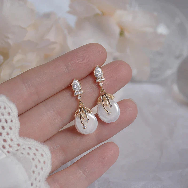 Elegant Pearl Earrings