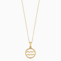 Gold Zodiac Sign Necklace