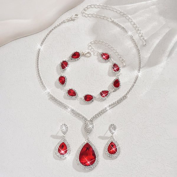 White Gold Thalira Bloodwynne Jewelry Set