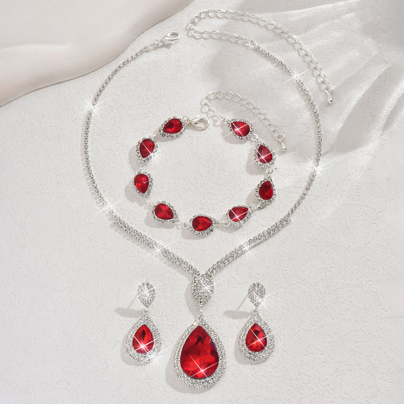 White Gold Thalira Bloodwynne Jewelry Set