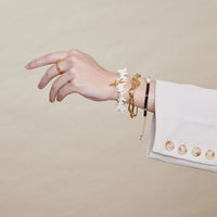 Link T-Bar Bracelet | White Gold