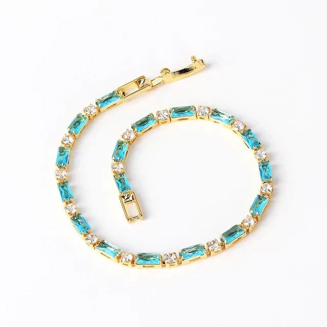 Turquoise Gold Bracelet