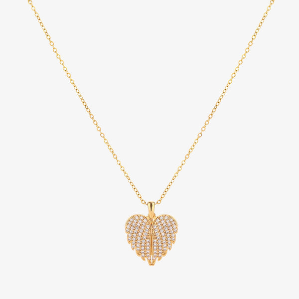 Angel Wings Necklace | Gold
