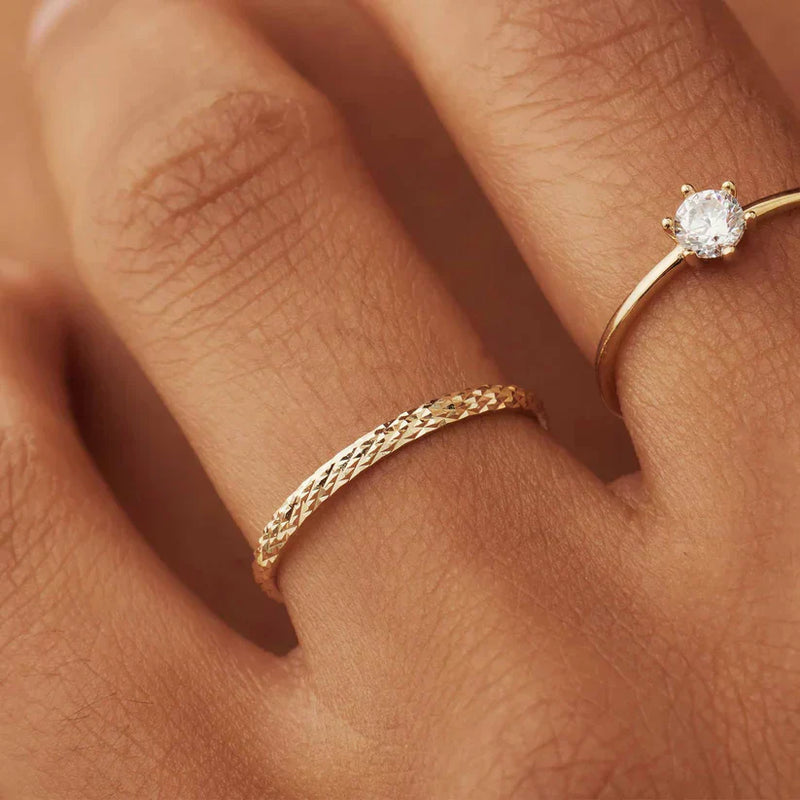 Gold Ameline Trellis Ring