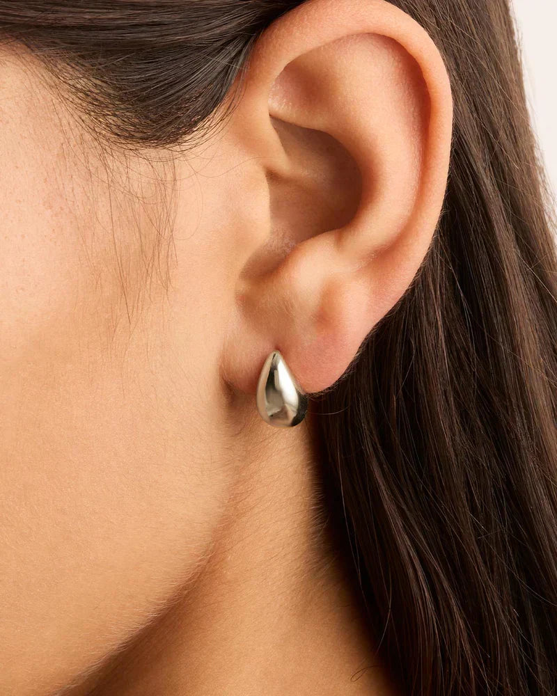 Mato Drop Earrings | White Gold