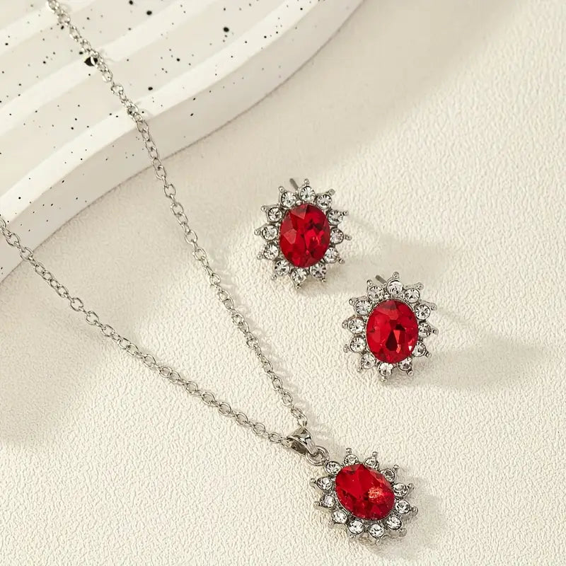 Katya Ruberyn White Gold Jewelry Set