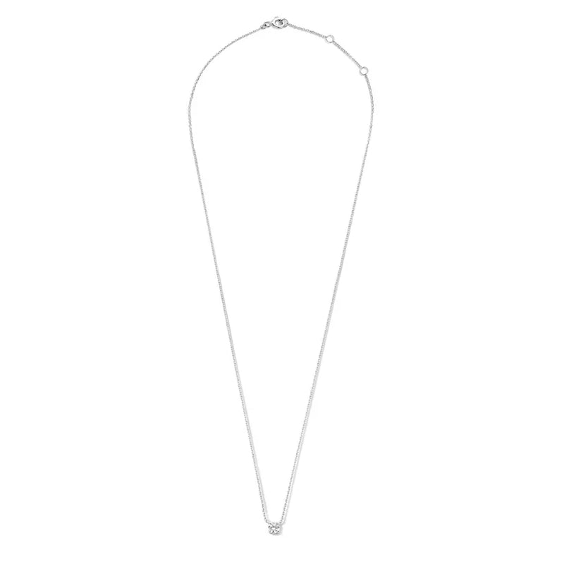 Cléa Stone Necklace | White Gold