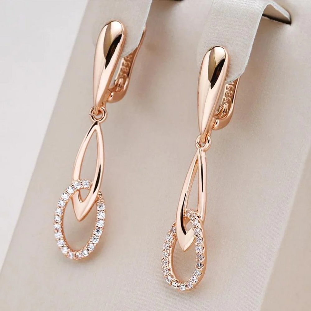 Elegant Zirconia Earrings